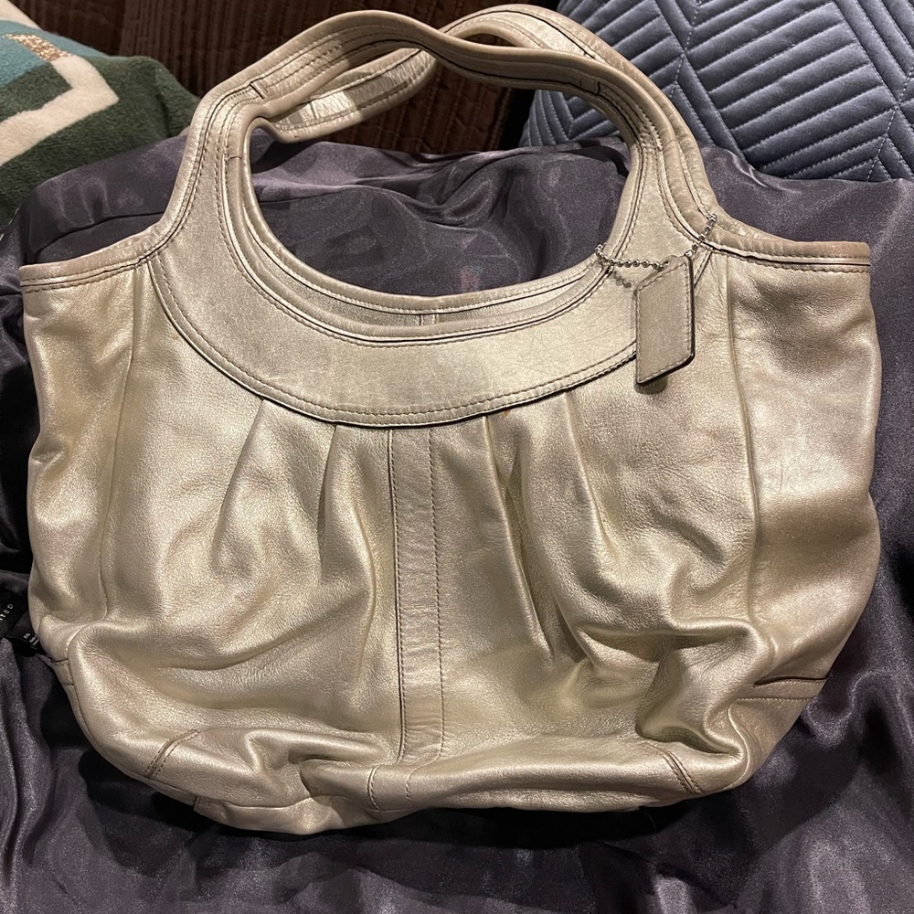 Authentic Coach Silver bag E0882-12991